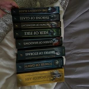 COMPLETE OG COVER THRONE OF GLASS SERIES